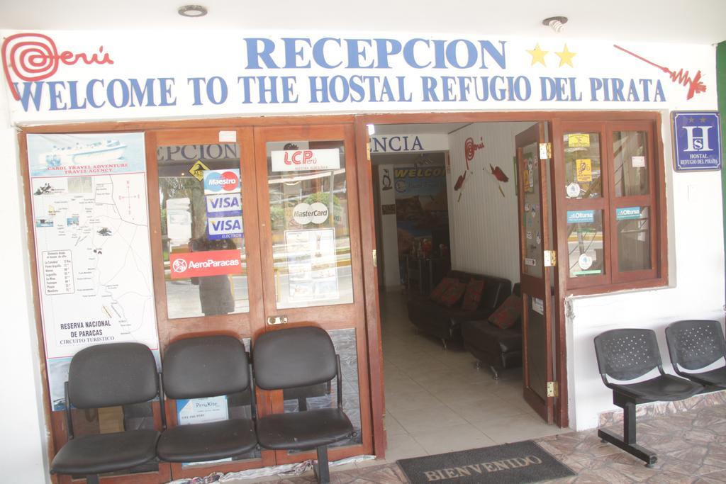 Refugio Del Pirata Vandrehjem Paracas Eksteriør billede